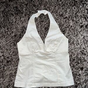 Tommy Bahama White Halter Neck Women’s Tank Top